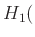 $ H_1($