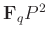 $ \mathbf{F}_{q}P^2$