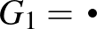 $G_1={\begin{picture}(1,1)\put(0.5,0.5){\circle*{1mm}}
\end{picture}}$