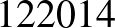 $\displaystyle 122014$