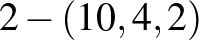 $2-(10,4,2)$