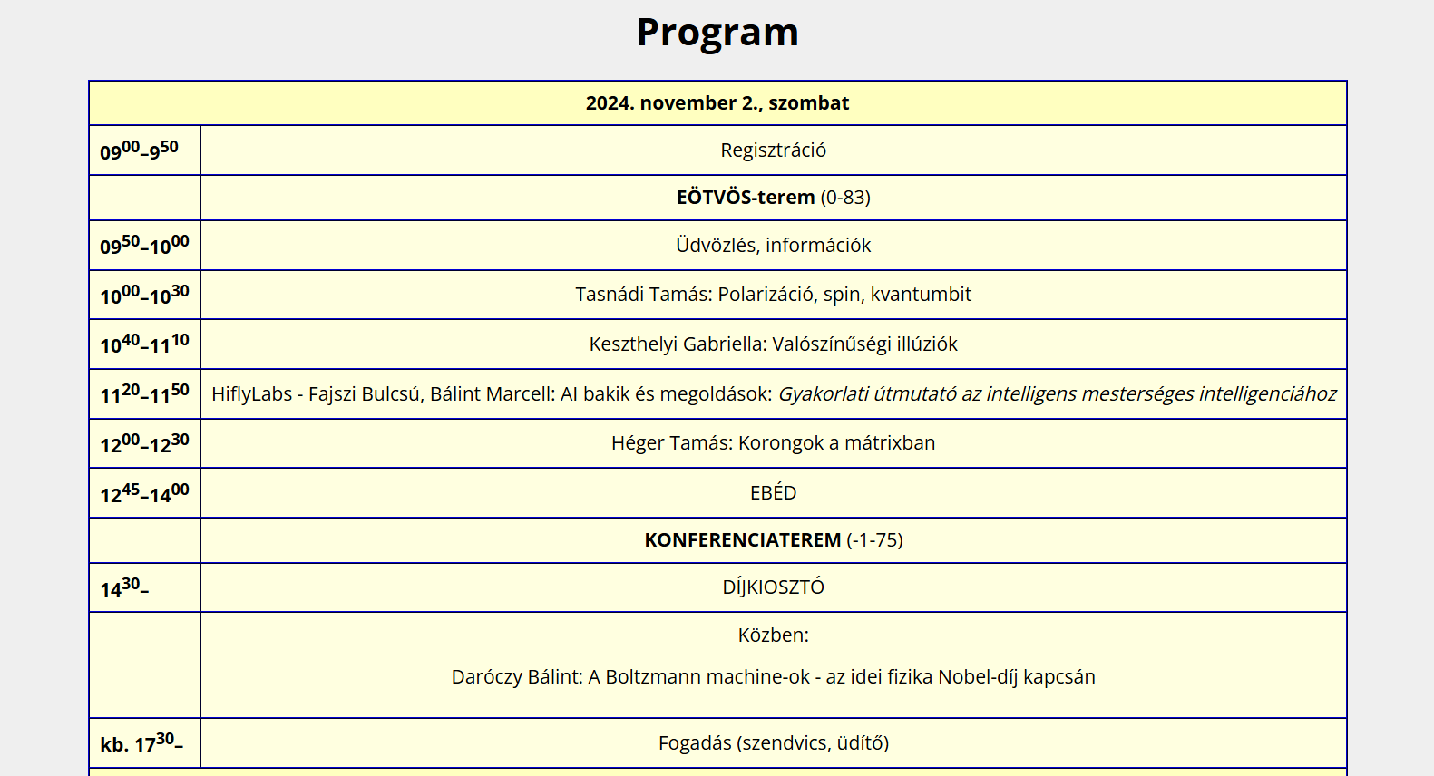 KöMaL Ifjúsági Ankét 2024 4 Kpernykp program1