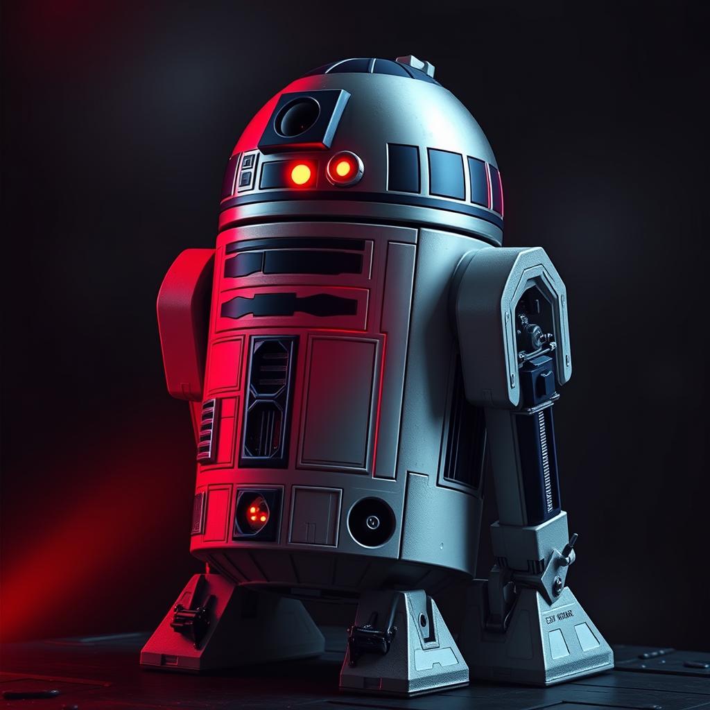 R2-D2 mint Sith nagyúr (AI generálta kép) R2D2 1