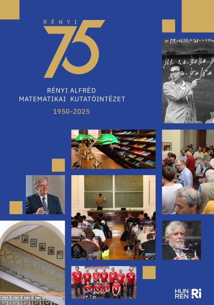 A magyar matematika 75 éves jubileuma 2 Renyi75 COVER 12 page 0001 1