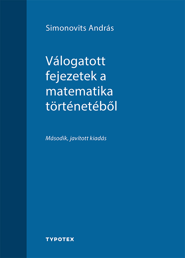 Simonovits András: Válogatott fejezetek a matematika történetéből 1 simon220 medium