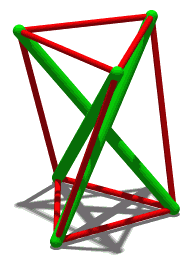 Tensegrity simple 3 1 1