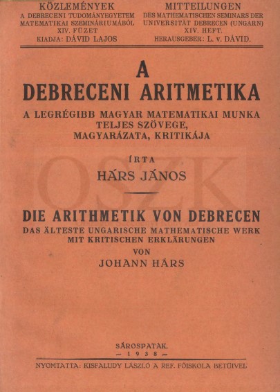 A&nbsp;Debreceni Aritmetika