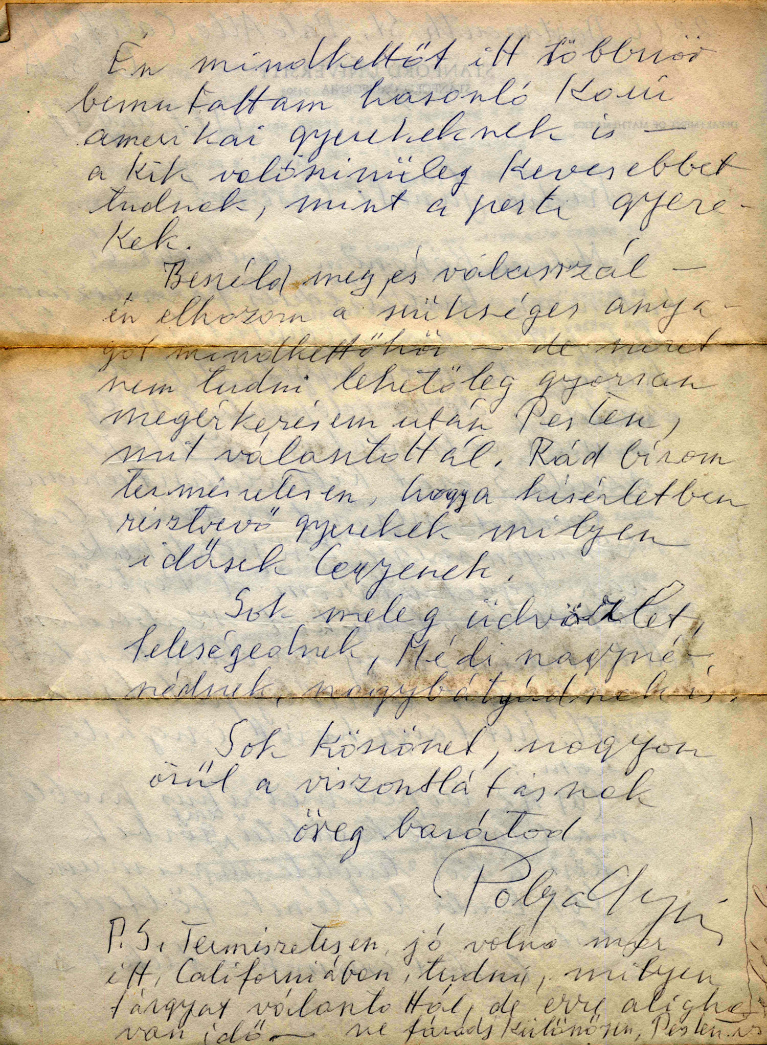 Sohasem azt tanítjuk, amit tanítunk – 100 éve született Surányi János 3 Polya 77b 001 kicsi