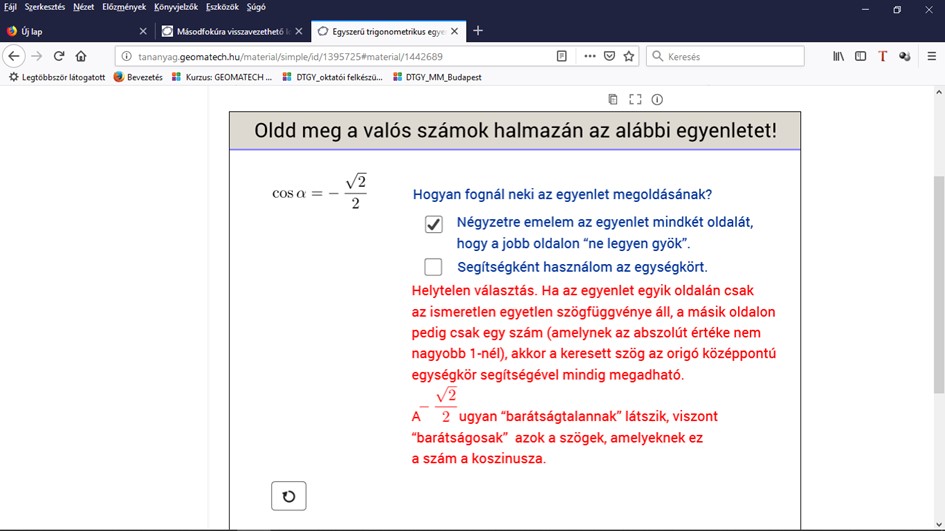 A puding próbája, avagy a GEOMATECH a gyakorlatban 3 3. bra visszacsatols a hibs vlaszhoz