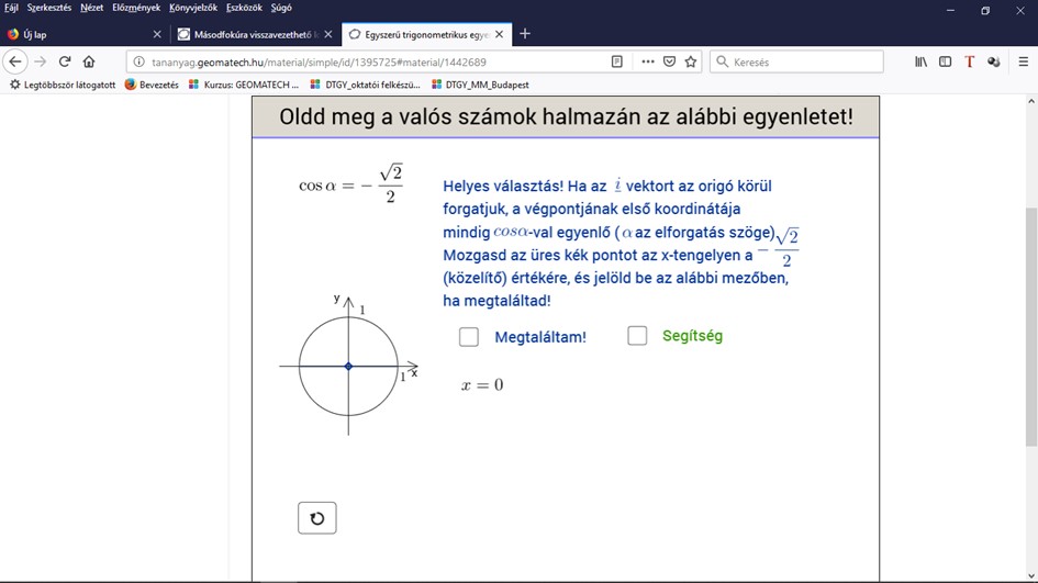 A puding próbája, avagy a GEOMATECH a gyakorlatban 5 4.2 bra