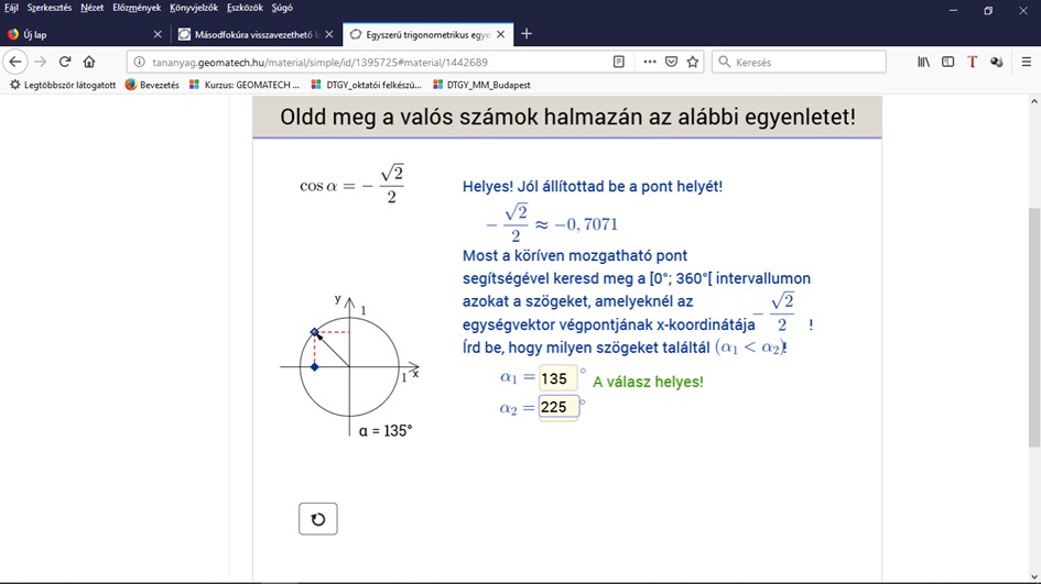 A puding próbája, avagy a GEOMATECH a gyakorlatban 7 4.4 bra