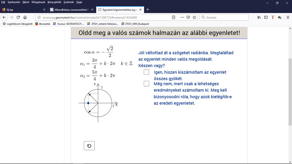 A puding próbája, avagy a GEOMATECH a gyakorlatban 10 4.7 bra