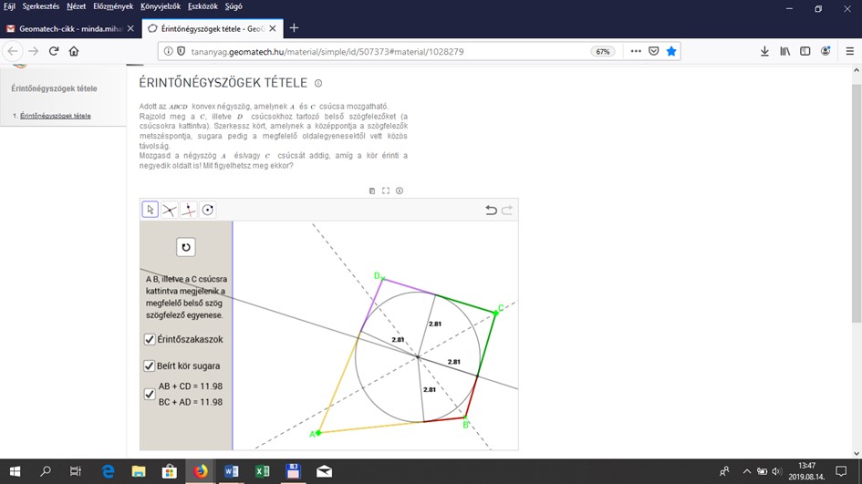 A puding próbája, avagy a GEOMATECH a gyakorlatban 12 5.2 j bra