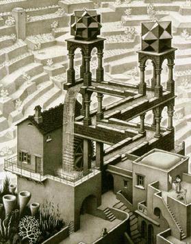 Escher Waterfall Y98