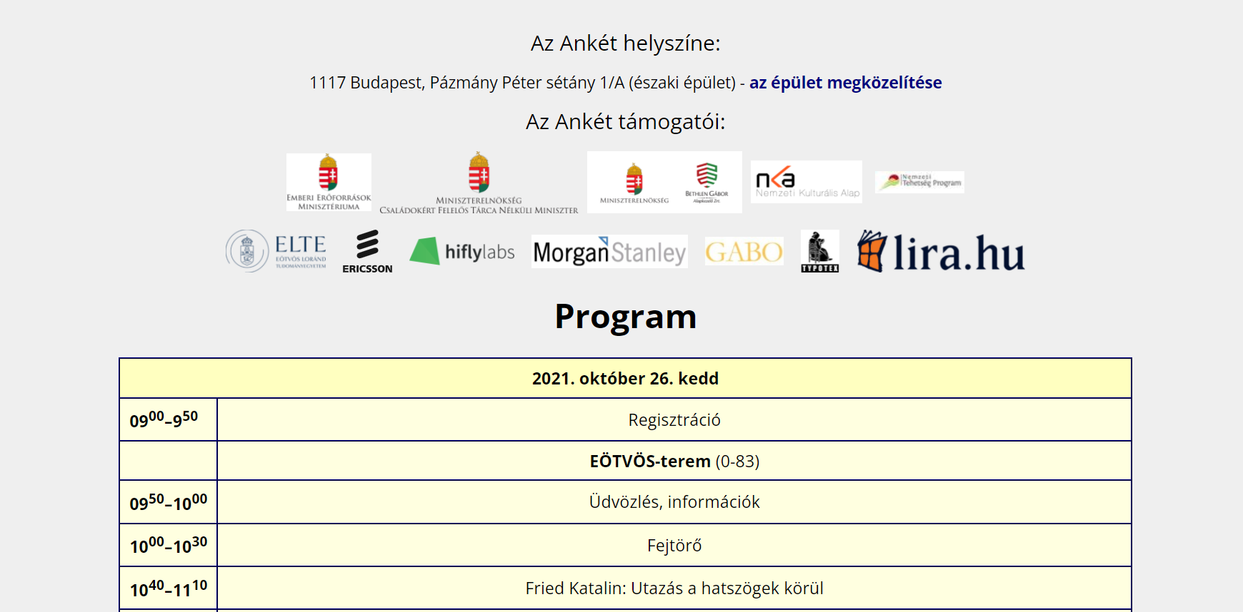 Találkoztunk a KöMaL Ifjúsági Ankétján! 1 komal1 pKXO